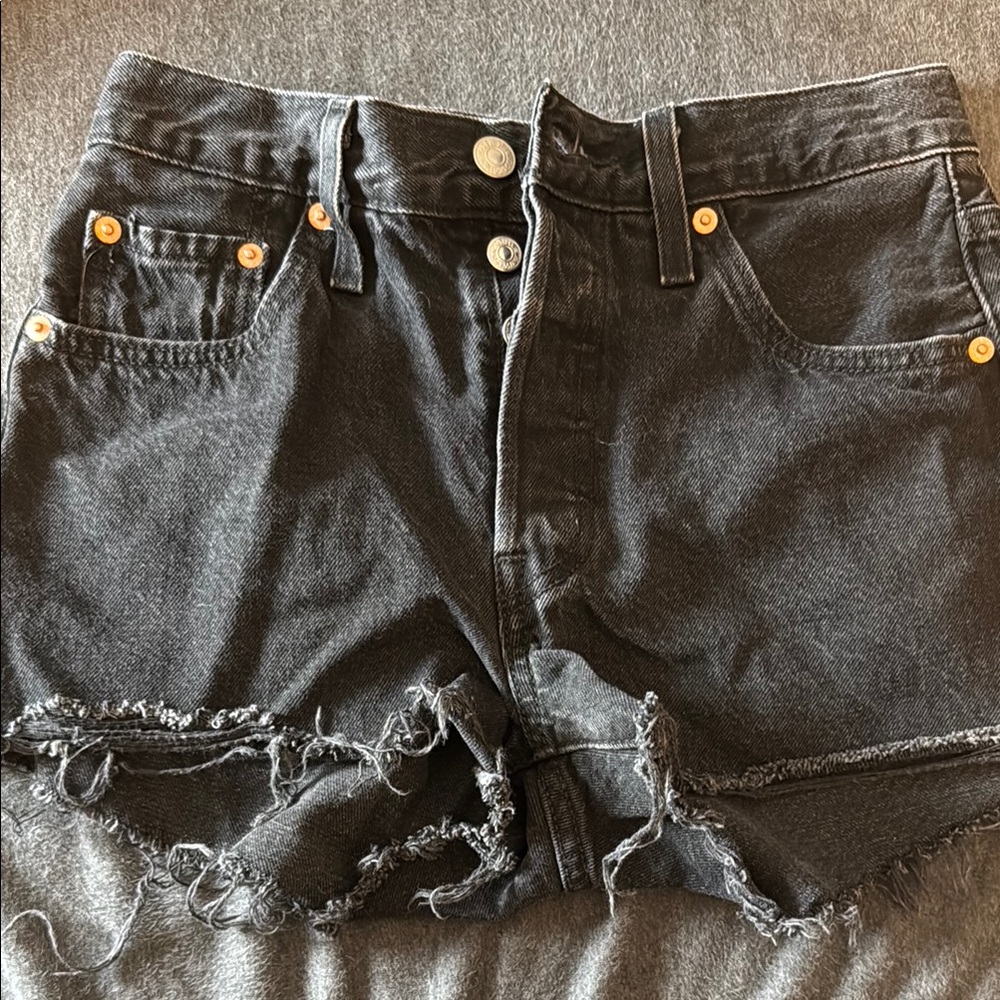 Levi's Dark Denim Shorts